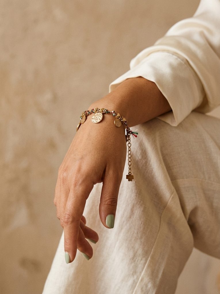 Sol Coin Charm Bracelet